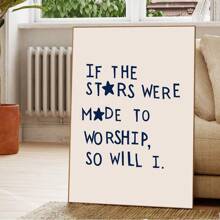 1 件/套极简主义帆布印刷海报，基督教圣经帆布墙画，艺术品壁画，浴室卧室办公室客厅墙壁装饰，墙壁装饰礼物，不含框架 - 彩色 - 查看 9