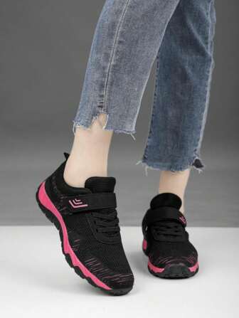 2025年秋季四季女款新款百搭肉桂色和兰花色双色运动鞋，防滑透气