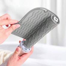 1pc Silicone Hair Curler Mat, Heat Resistant Pad, Anti-Scald Insulation Mat For Hair Styling Tools, Multi-Functional Portable Makeup Tool, Suitable For Blow Drying And Curling To Prevent Desk Damage, Hair Tools, Hair Products And Accessories For Barber Salon Beauty Back To School, Travel Holiday Essentials, Slick Back Brush, Hair Dryer, Hair Spray, Curly Hair Products, Hair Cutting Scissors, Christmas, Barbershop, Hairdressing, Hair Dryer, Curly Hair Brush, Hairdressing Equipment, Hairstyle, Hairdressing, Barbershop, Hairdressing Equipment - Multicolor - View 10