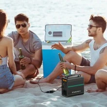 Swarey Station d'alimentation portable SWAREY 150 W (valeur de crête 300 W), station d'alimentation solaire, 166 Wh/52 000 mAh, générateur d'alimentation, générateur de stockage d'énergie solaire, chargeur de batterie, alimentation de secours d'urgence pour 16 15 14 13 12 11/Pro/Max/Plus/Mini/8/SE/X/XS, Airpod 4/3/2/Pro2/Pro