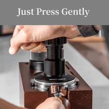Espresso Tamper 51 Mm Portafilter - Spring-Loaded Adjustable Pressure Tamper 54 Mm With 304 Stainless Steel Flat Ripple Base & Aluminum Handle - Barista Coffee Tamper 58 Mm For Home, Office, Travel & Coffee Shops - Multicolor - View 6