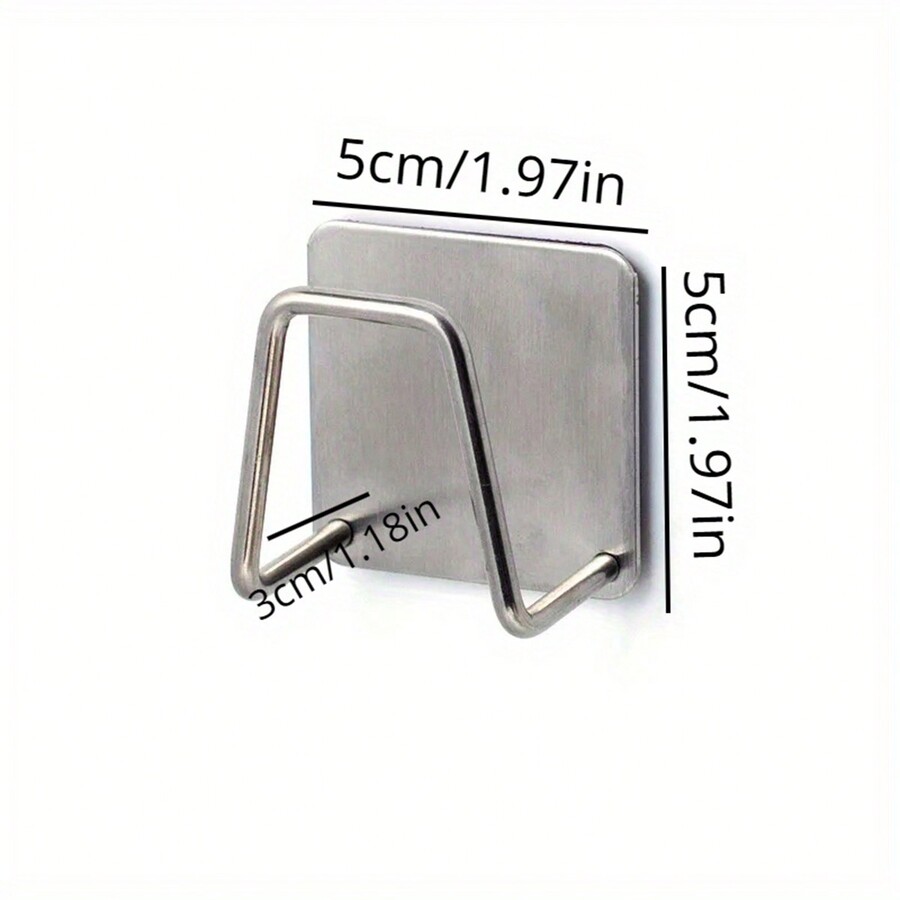 Stainless Steel Sponge Drain Holder, Stripped And Glued, Sink Sponge