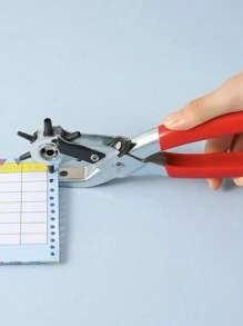 1pc Multifunction Belt Punch Tool, Simple Hadfield Steel Hold Punch For Household