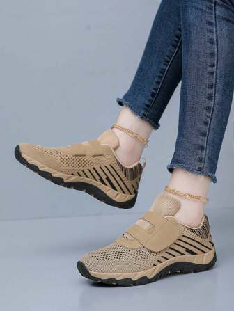 2025年秋季四季女士新款百搭双色运动鞋防滑透气运动鞋