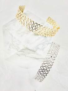 BRANSOLETA JONC INFINITY EN ACIER INOXYDABLE