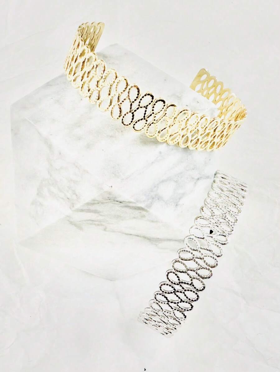 BRANSOLETA JONC INFINITY EN ACIER INOXYDABLE