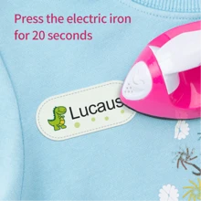 Nhãn tên ủi tùy chỉnh chống thấm nước cho quần áo - Cá nhân hóa và dễ dán, bền và an toàn khi giặt bằng máy - Tạo thẻ tên tùy chỉnh cho quần áo, túi xách và phụ kiện với thiết kế vui nhộn - Hoàn hảo cho việc sắp xếp nhà cửa, du lịch và mặc hàng ngày - Bền lâu, chống phai màu và lý tưởng để cá nhân hóa và sắp xếp quần áo cho mọi dịp - màu sắc - Xem 9