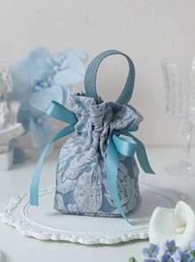 5/10 túi quà tặng tiệc Giáng sinh cao cấp bằng vải rút, túi quà tặng Lễ Tạ ơn, túi quà tặng táo đêm Giáng sinh, túi đựng kẹo Ngày lễ Ba Vua, túi đựng kẹo sinh nhật, túi đựng quà cưới, quà tặng phù dâu - Nhiều màu - Xem 13