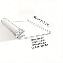 1 Cuộn Giấy Dán Tường Mờ Màu Trơn, Giấy Dán Tường PVC Tự Dính Có Thể Tháo Rời, Chống Thấm Nước, Chống Dầu, Dùng Cho Nhà Bếp, Phòng Ngủ, Phòng Khách Trang Trí Nội Thất, Trang Trí Nhà Cửa Và Trang Trí Nội Thất - Xám - Xem 3