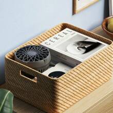 1PCS Small Smart Desk Fan , Multifunctional Portable Mini Gravity Sensor Fan ,Smart Home Gadgets, Fan Colors RGB Light Display 3 Speeds  USB Rechargeable For School Home Kitchen Office  Bedroom-Yellow/Grey - 黃色 - 查看 4