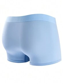 5 Pcs Men Underwear Hig Stretch Breathble Men's Boxer Basics Boxers Shorts Fashion Gift Plus Size Ice Silk Underwear Men's Briefs - Multicolor - View 2