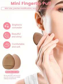 28件套化妆刷套装 - 包括13支尼龙刷毛刷、6个美妆蛋、3个迷你美妆蛋、3个三角粉扑、3个迷你粉扑，无香型，适合中性肌肤的掌刷，面部清洁海绵化妆刷工具，完美打造无瑕底妆 - 礼盒套装，化妆刷套装，化妆刷套装，化妆刷套装，全套化妆刷，化妆刷套装，全套化妆工具，刷子套装，化妆刷套装，化妆礼盒套装 - 彩色 - 查看 4