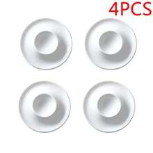 2/4 chiếc Giá đựng cốc đựng trứng bằng nhựa độc đáo và đáng yêu, dễ vệ sinh, chống rơi, dụng cụ để bàn thiết yếu cho bữa sáng theo phong cách Châu Âu, thích hợp để trưng bày trứng Giáng sinh và Phục sinh - trắng - Xem 11