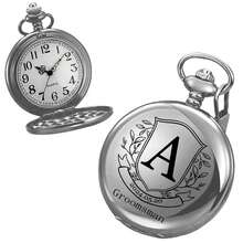 1pc Pocket Watch Necklace Engraved With Retro Steampunk Pocket Watch, Best Man Pocket Watch Gift, Wedding Party Gift, Personalized Retro Pocket Watch Gift For Father And Son On Father's Day, Holiday And Anniversary Gift For Boyfriend - Silver - View 16