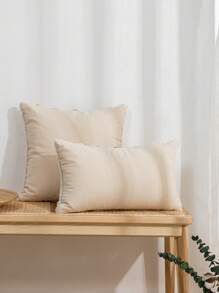 1/2 Vỏ gối họa tiết hình thoi nhiều màu, Vỏ gối trang trí chần bông bằng vải canvas Boho thêu họa tiết xích, Thích hợp cho phòng ngủ, phòng khách, ghế sofa, đầu giường, mọi mùa (Không có gối bên trong) - Nhiều màu - Xem 4