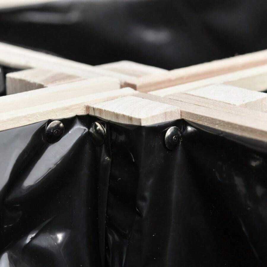 Outsunny 4PCS Raised Garden Bed, Wooden Elevated Planter Box Kit With