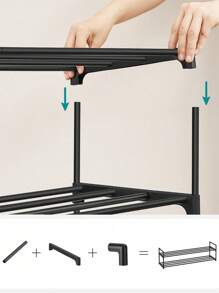 SONGMICS Shoe Racks - Black - View 5