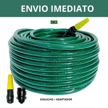 Mangueira De Jardim Reforçada Trançada Completa  Limpeza 30 25 20 15 10 Metros