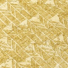 8' Runner Gold Geometric Washable Non Skid Indoor Outdoor Runner Rug