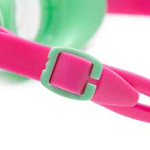 Speedo 男女通用青年游泳镜，运动游泳镜，适用于泳池训练和比赛 - 粉紅色/綠色/透明 - 查看 2