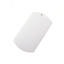 50 Stücke Kraftpapier Schwarz Kissen Geschenkbox, Mini Geschenkbox für Party Gastgeschenke, Süßigkeiten, Ringe, Schmuck, Kleinunternehmen Verpackungsbedarf