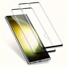 2 件全覆盖超清晰钢化玻璃屏幕保护膜适用于三星 Galaxy S4/S23/S22+/S21，防刮 - 無色 - 查看 4