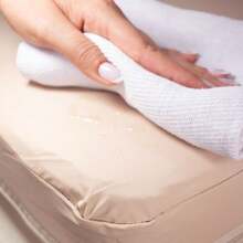 Single Mattress Cover With Zipper 78x188x12 Waterproof  Easy To Clean - 米色 - 查看 5