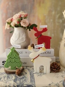 1 cái Nến thơm hình con nai Giáng sinh Nến thơm hình con nai Nến thơm DIY Trang trí bàn tiệc tại nhà Quà tặng tinh tế, Trang trí phòng, Quà tặng - Nhiều màu - Xem 7