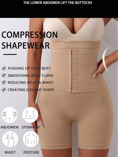 Eleven-Breasted Belly-Controlling Underwear, Butt-Lifting And Shaping Corset Body Pants