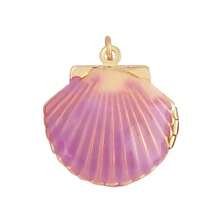 1 chiếc đồng mạ vàng 18k thời trang Oceanic Series mặt dây chuyền cá nhỏ & cá ngựa, vòng tay tự làm, lắc chân, vòng cổ, hoa tai, phụ kiện cao cấp - Nhiều màu - Xem 2