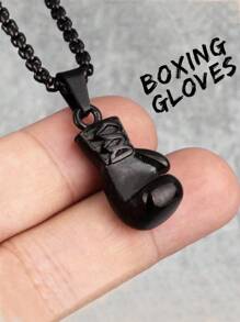 1 件時尚創意男士拳擊手套形狀項鍊 - 拳擊套 - 查看 1