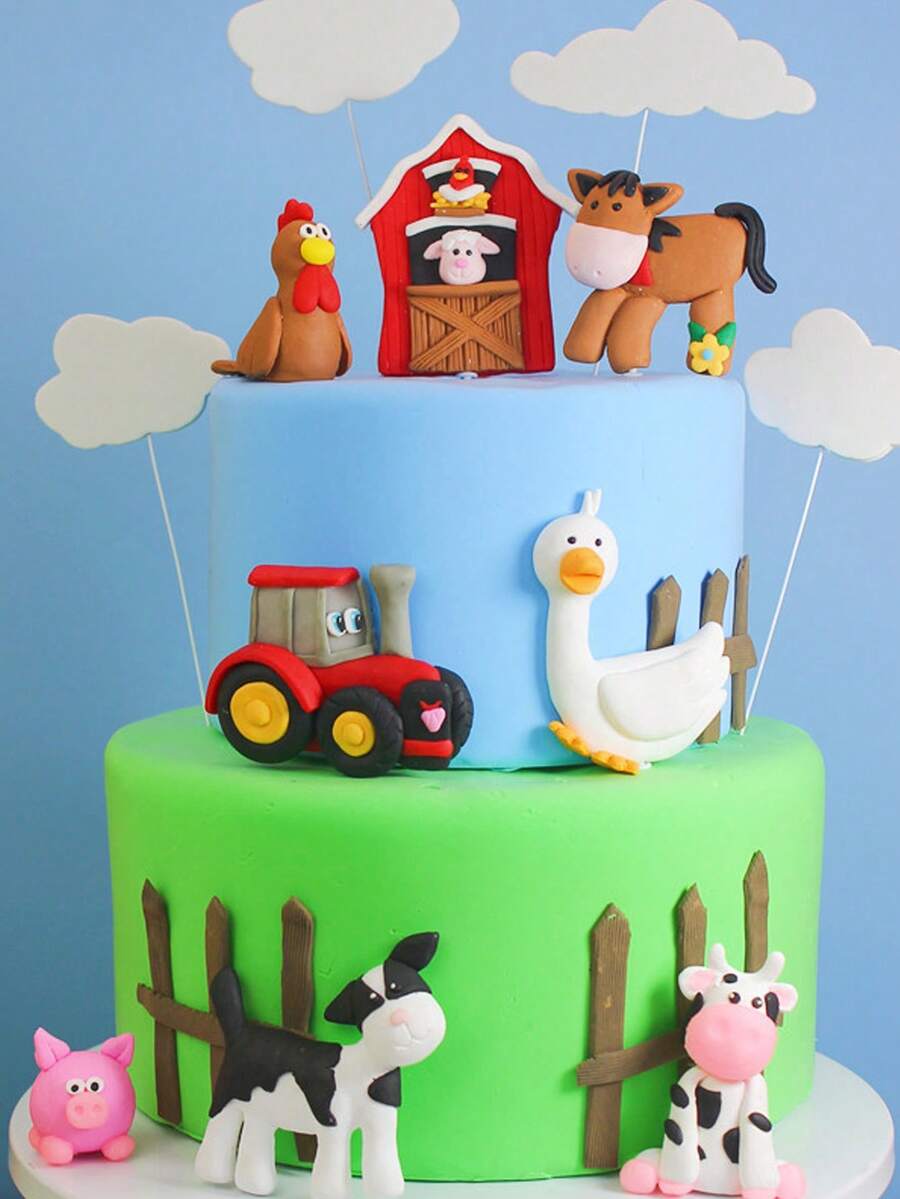 1 Pc Idyllwild Ideal Life Farm Series Cake Decorating Inserts SHEIN