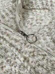 女式休闲拉链连帽毛绒开衫，秋冬