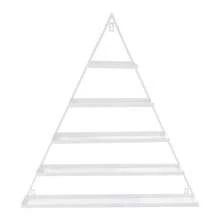 10PCS Triangular Nail Polish Racks, Wall-Mounted Nail Polish Racks, 5-Tier Display Racks For Cosmetics - White - View 11