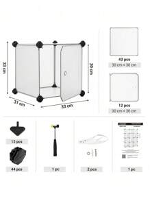 SONGMICS Drawer Organizers - 白色 - 查看 6