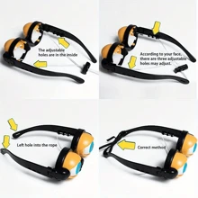 Crazy Eye Glasses Novelty Toy For Adult Party Supplies, Funny Gag Gift For Christmas Birthday, Plastic Eyeglasses Surprise Toy For Easter