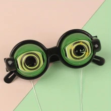 Crazy Eye Glasses Novelty Toy For Adult Party Supplies, Funny Gag Gift For Christmas Birthday, Plastic Eyeglasses Surprise Toy For Easter