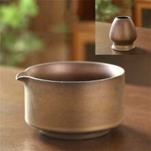 Japanese Matcha Tea Ceremony Set -4 Pieces Ceramic Bowl, Bamboo Mixer And Brush, Matcha Whisk Stand Set, Faux Pearl Packaging, Suitable For Halloween/Christmas And Other Holiday Gifts,Matcha Set Back To School