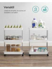 SONGMICS Storage Carts - White - View 6