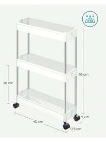 SONGMICS Storage Carts - White - View 7