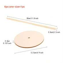 1 个木制甜甜圈架 - 为您的生日或婚礼派对、圣诞节增添一丝优雅 - 米色 - 查看 2