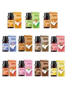 1/6pcs,Bakery Scented Essential Oil - 10ml Each, Aromatherapy Fragrance Oils For Diffusers, Candles, Humidifiers - Relaxing Scents Including Pumpkin Pie, Tiramisu, Vanilla Cake, And More Gifts Birthday Graduation