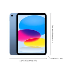 An Apple IPad (10th Generation) 2022 Liquid Retina Display With USB-C Port 10.9-Inch WLAN Version A14 Processor (Blue) - Blue - View 5