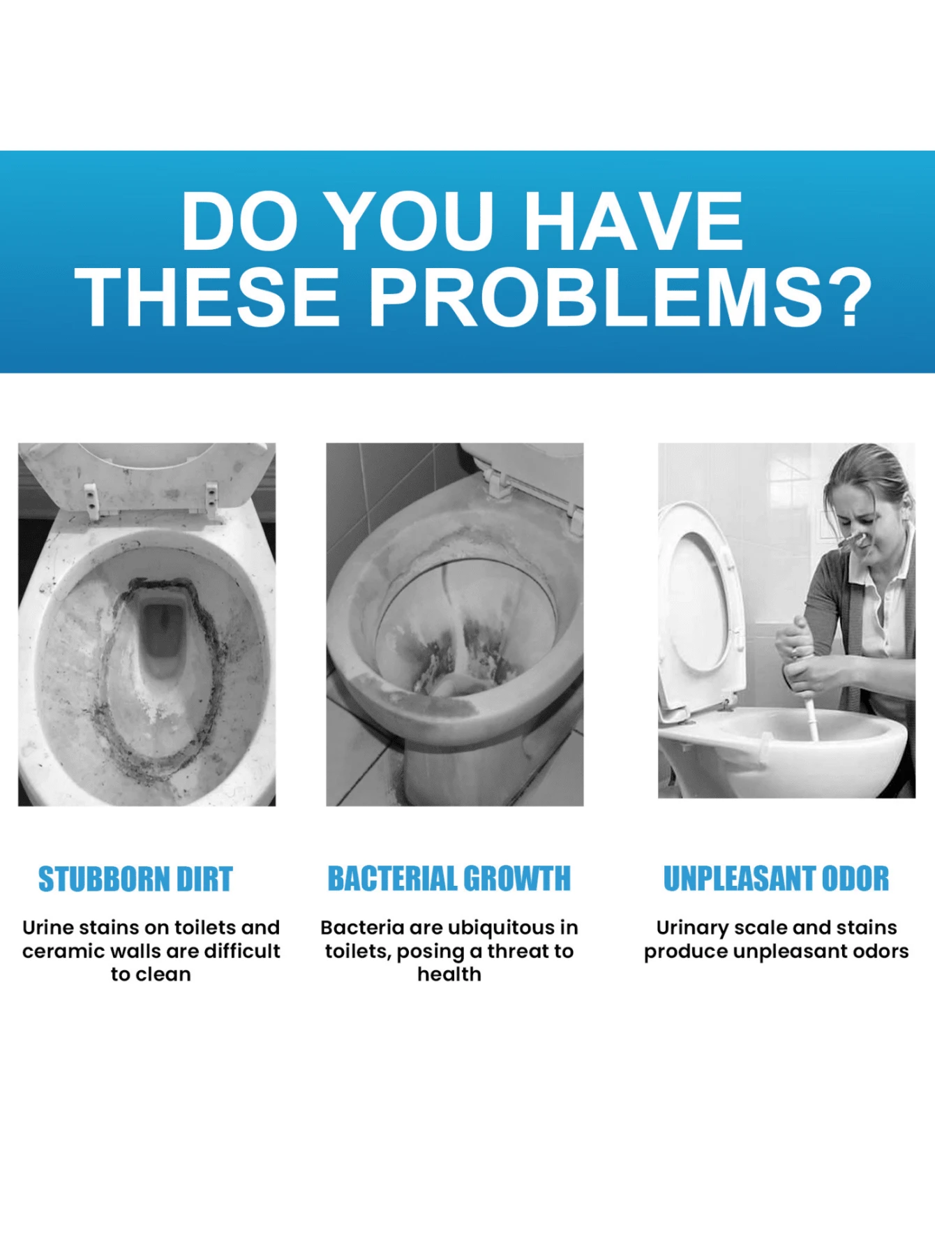 Toilet Bowl Cleaning Tablets Stain Removal, Urine Stain Removal