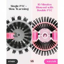 Cepillo térmico de ión negativo de 1.5 pulgadas de Wavytalk - Cepillo térmico de iones negativos, color rosa - Ver 7