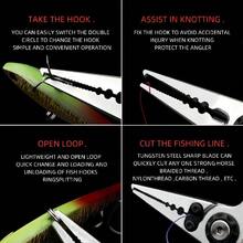 1 件全新多功能太空铝钓鱼钳、钓鱼工具套装（含钳子 + 便携腰包 + 腕带） - 銀色 - 查看 4