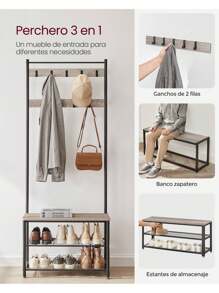SONGMICS Coat Racks - 駝色 - 查看 2