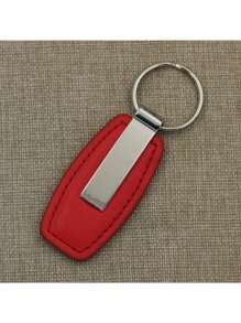 Personalisierter Schlüsselanhänger aus PU-Leder für Herren und Damen, Metall Auto Logo Schlüsselanhänger Anhänger, Geschenkartikel mit Laser-Gravur, Schlüsselring im Retro-Vintage-Stil