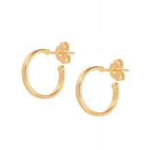 Small Hoop Earring 18k Gold Plated - 金色 - 查看 3