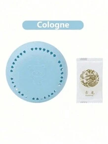 قطعة واحدة من معطر الهواء العطري الصلب، تشمل علبة تغليف إضافية، أقراص العطر لاستخدام المنزل والسيارة والحمام والغرفة والخزانة والحمام - ذو رائحة ورقية